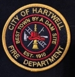 Hartwell firefighter in gear