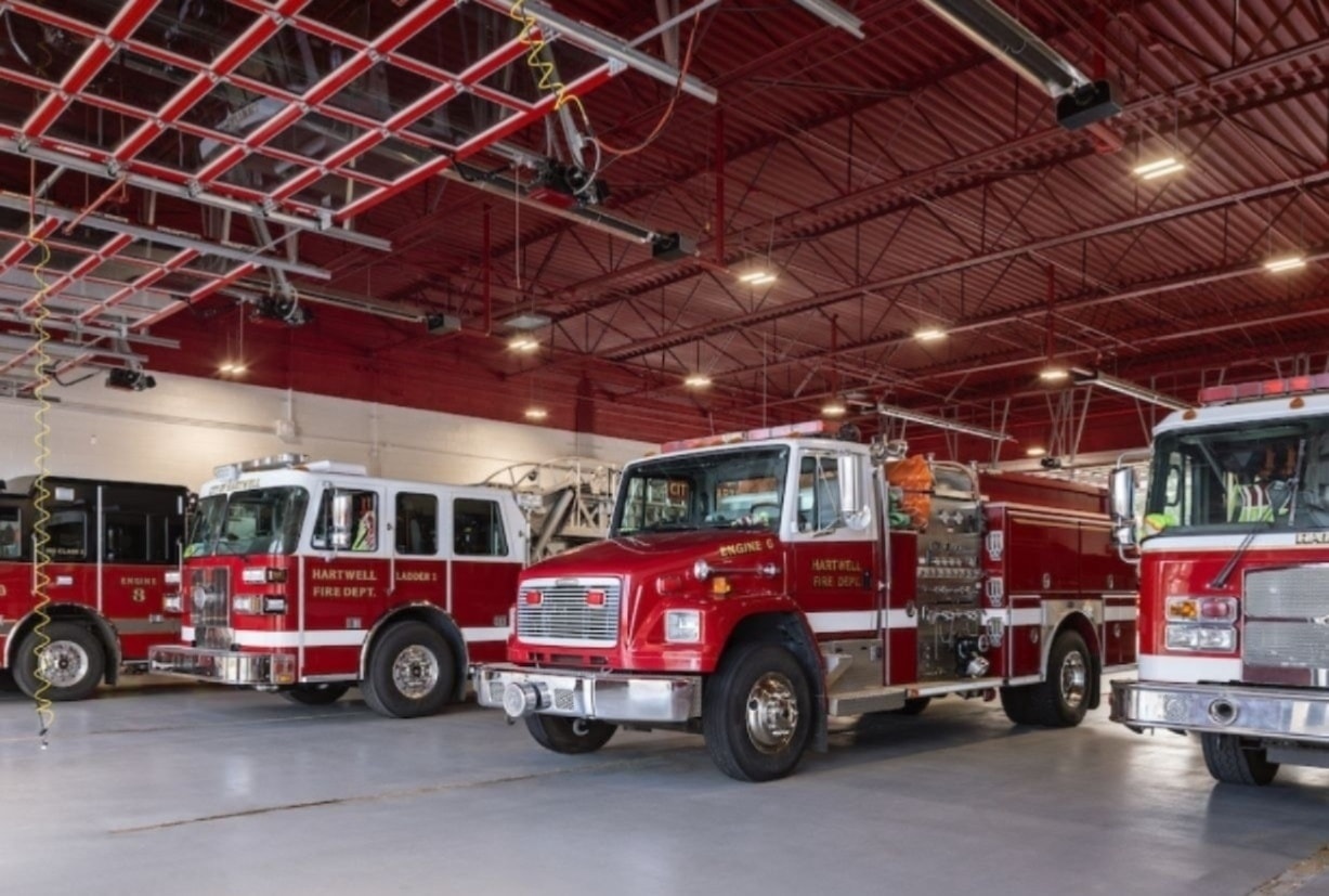 Hartwell Fire Department crew