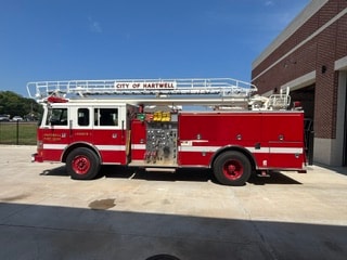 Paramedic providing emergency medical care